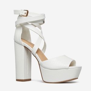 Brand New White Heels in box